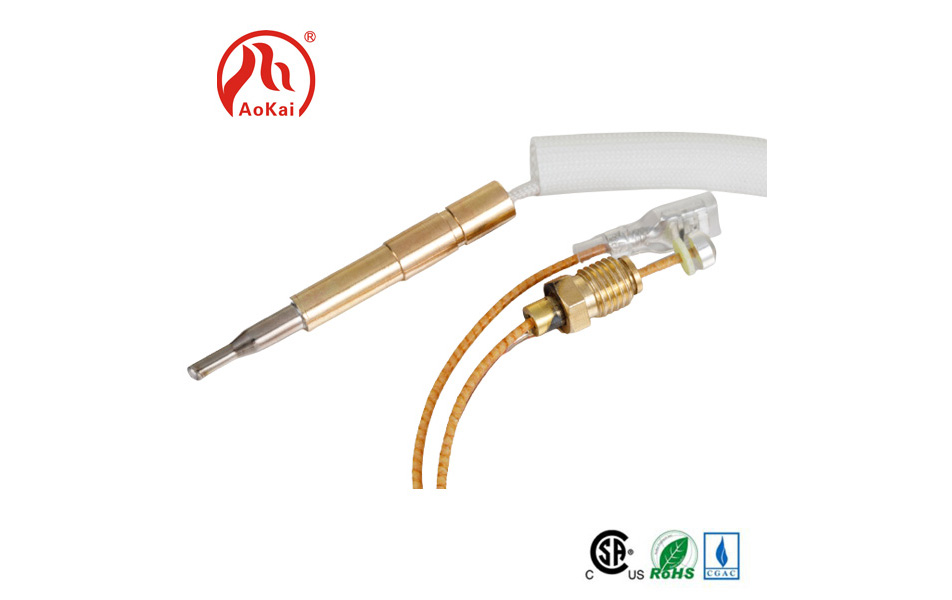 A na-ejikọ thermocouple na ihe abụọ dị iche iche